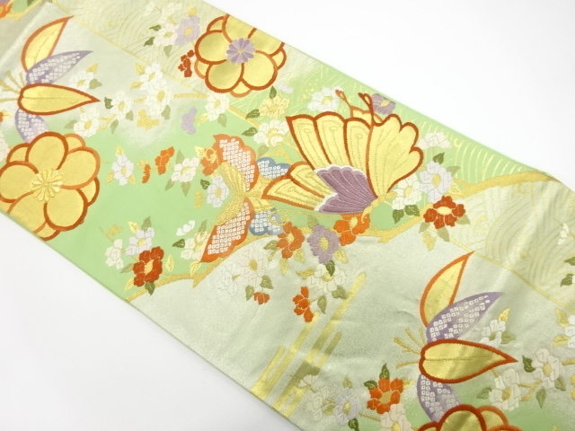 元禄能衣文織り出し　振袖用袋帯